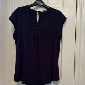 Daniel Rainn Elegant Navy Blouse - Stitch Fix